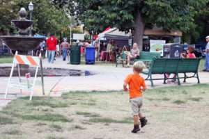 Three-Year-Old Boy Dancing in the Park (9)